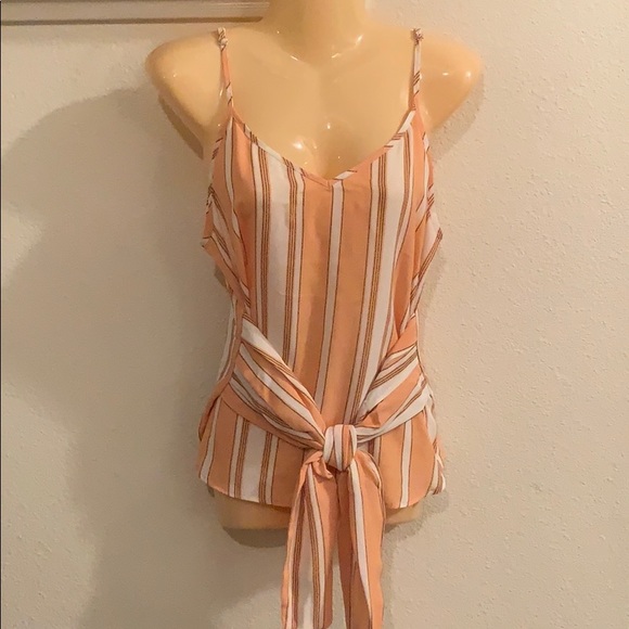 NEW Mine thin strap tie front blouse - Picture 3 of 6